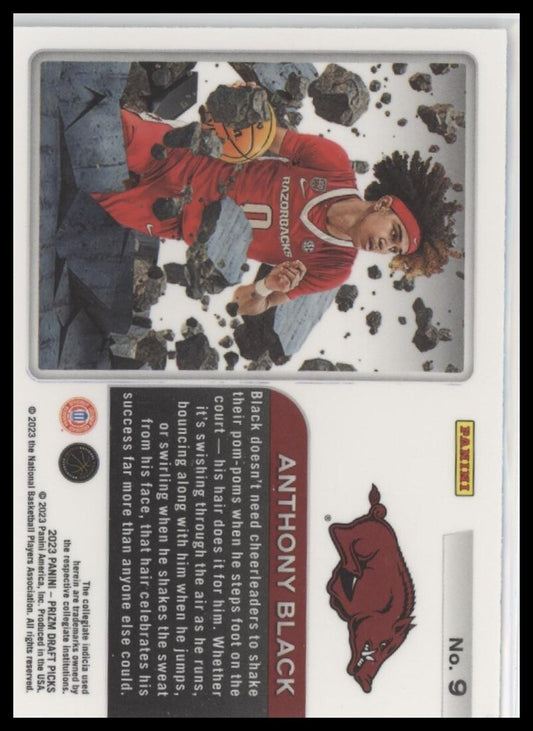 2023 Panini Prizm Draft Picks #9 Anthony Black Prizm Break