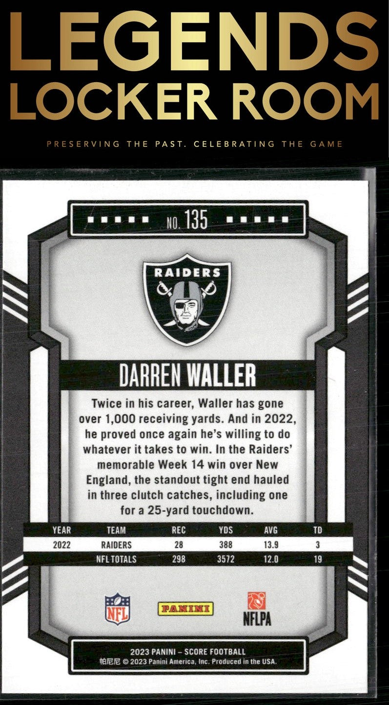 2023 Score #135 Darren Waller