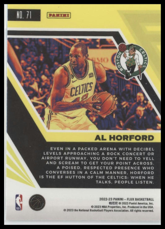 2022-23 Panini Flux #71 Al Horford