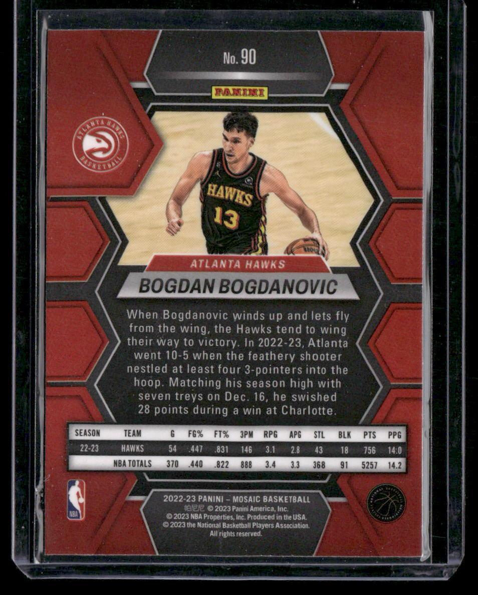 2022-23 Panini Mosaic #90 Bogdan Bogdanovic