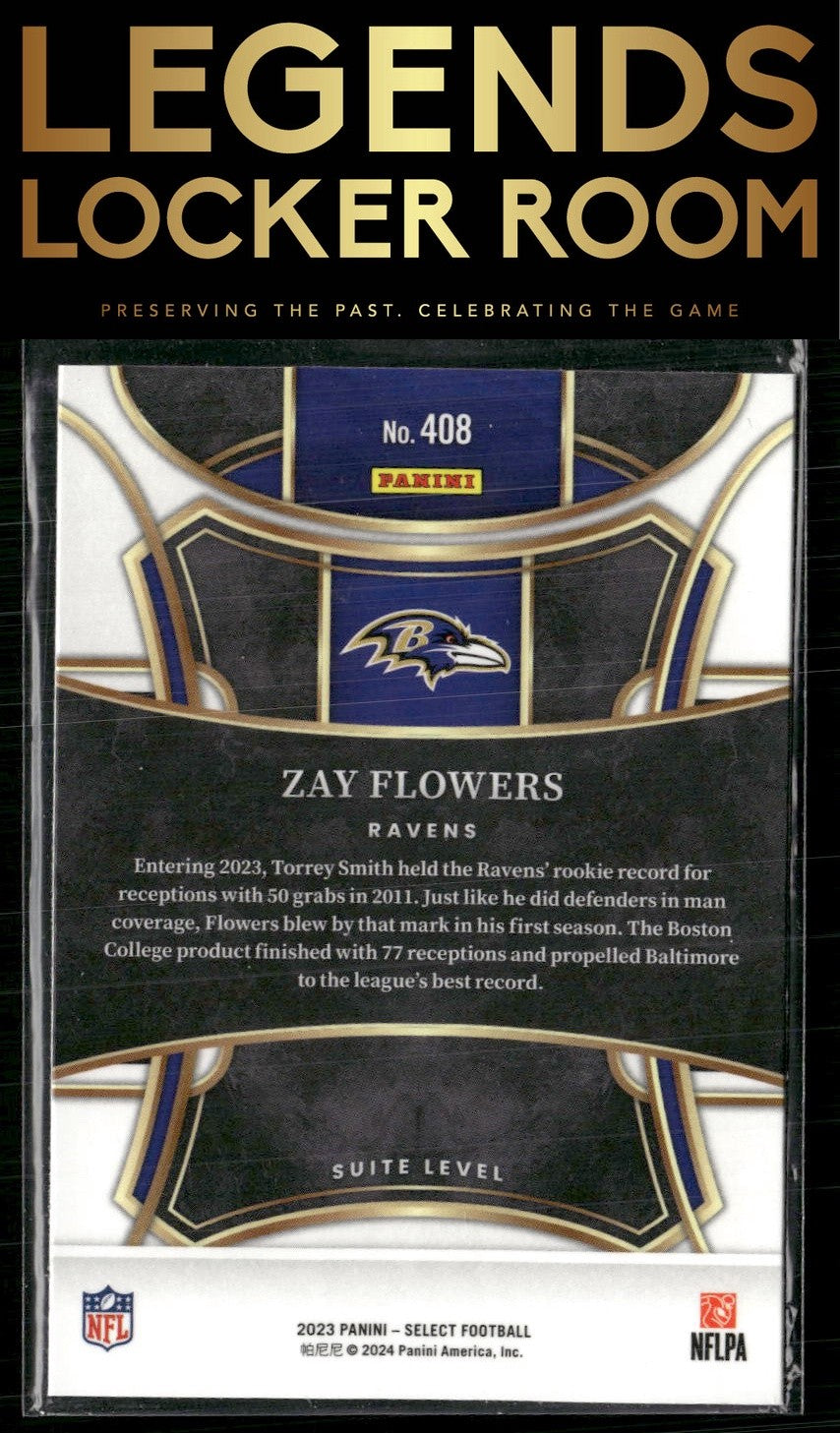2023 Panini Select #408 Zay Flowers