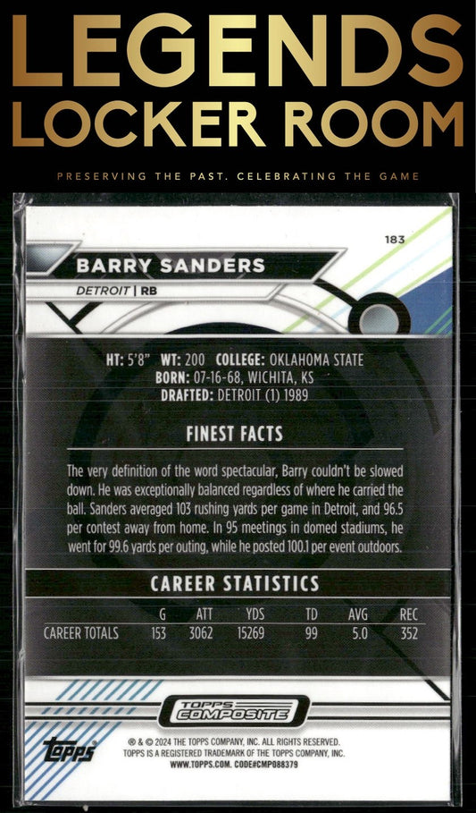 2023 Topps Composite #183 Barry Sanders