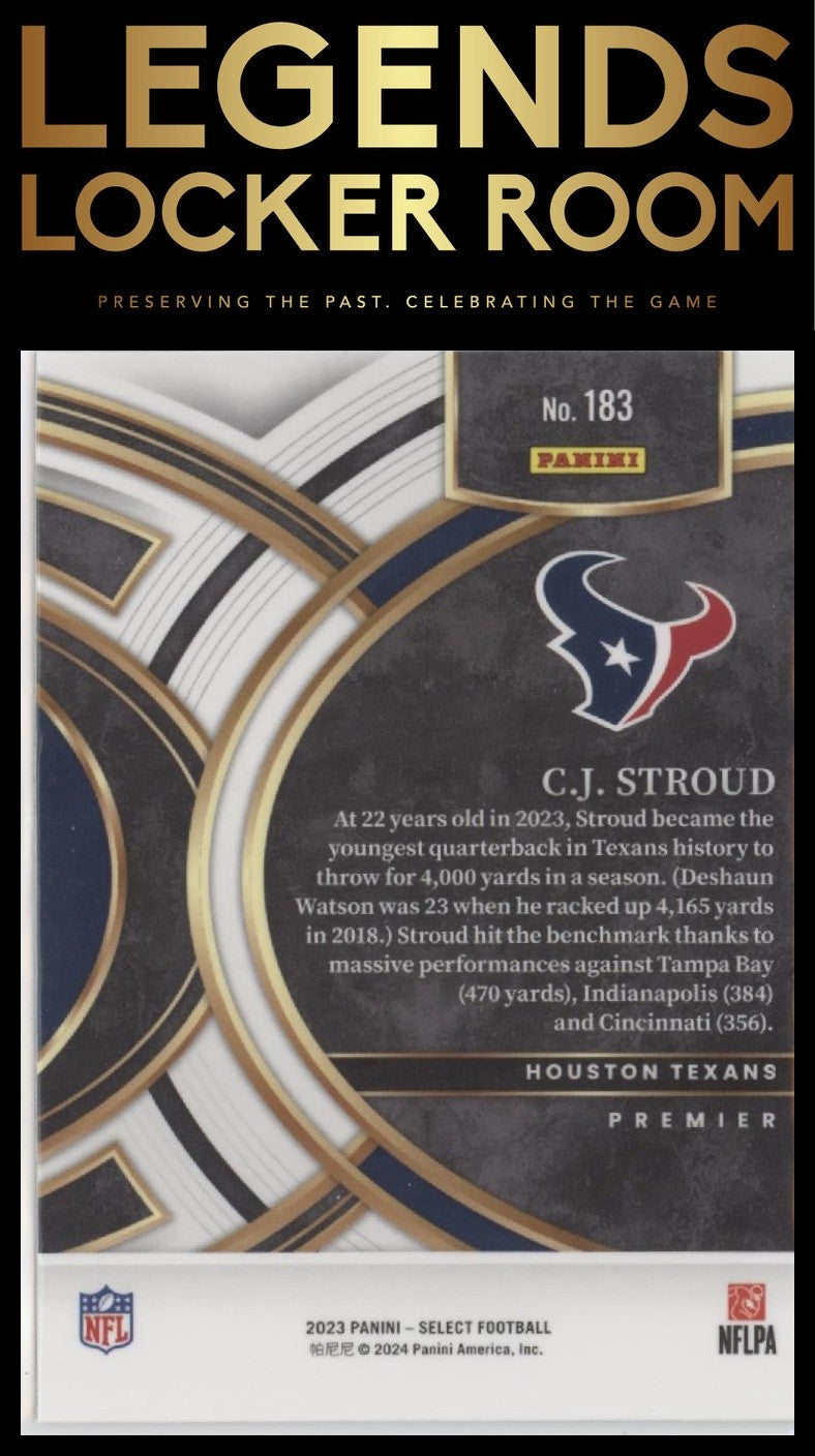 2023 Panini Select #183 C.J. Stroud