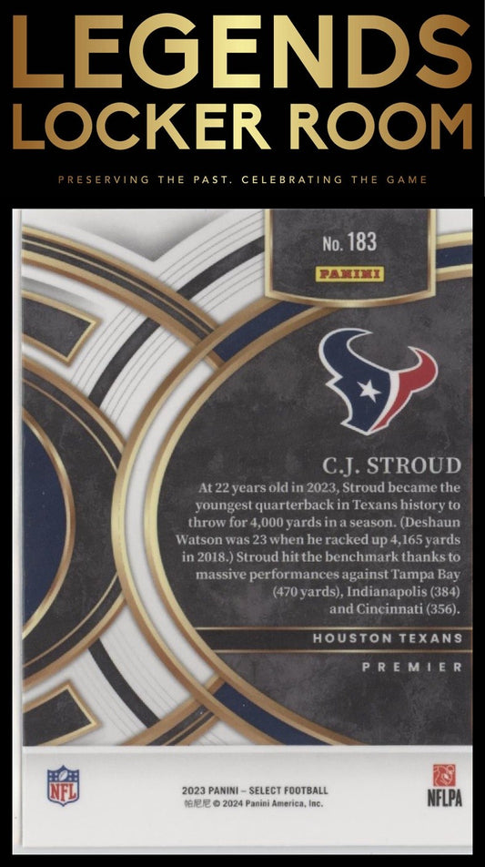 2023 Panini Select #183 C.J. Stroud