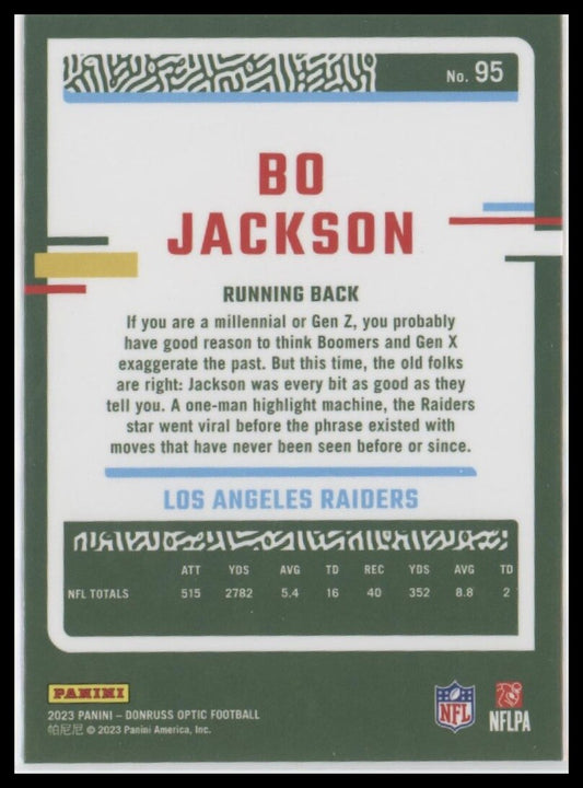 2023 Donruss Optic #95 Bo Jackson