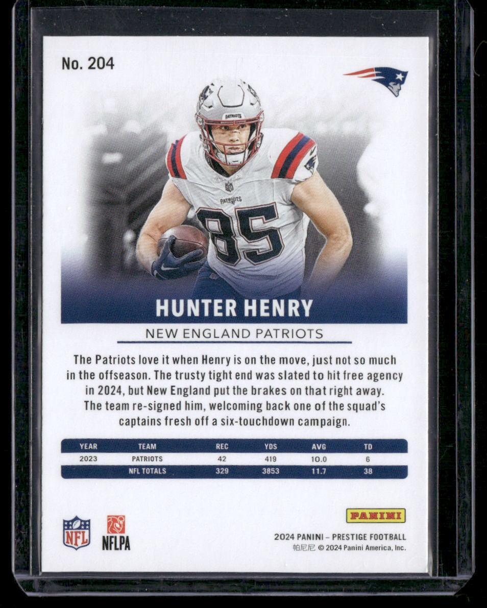 2024 Panini Prestige #204 Hunter Henry