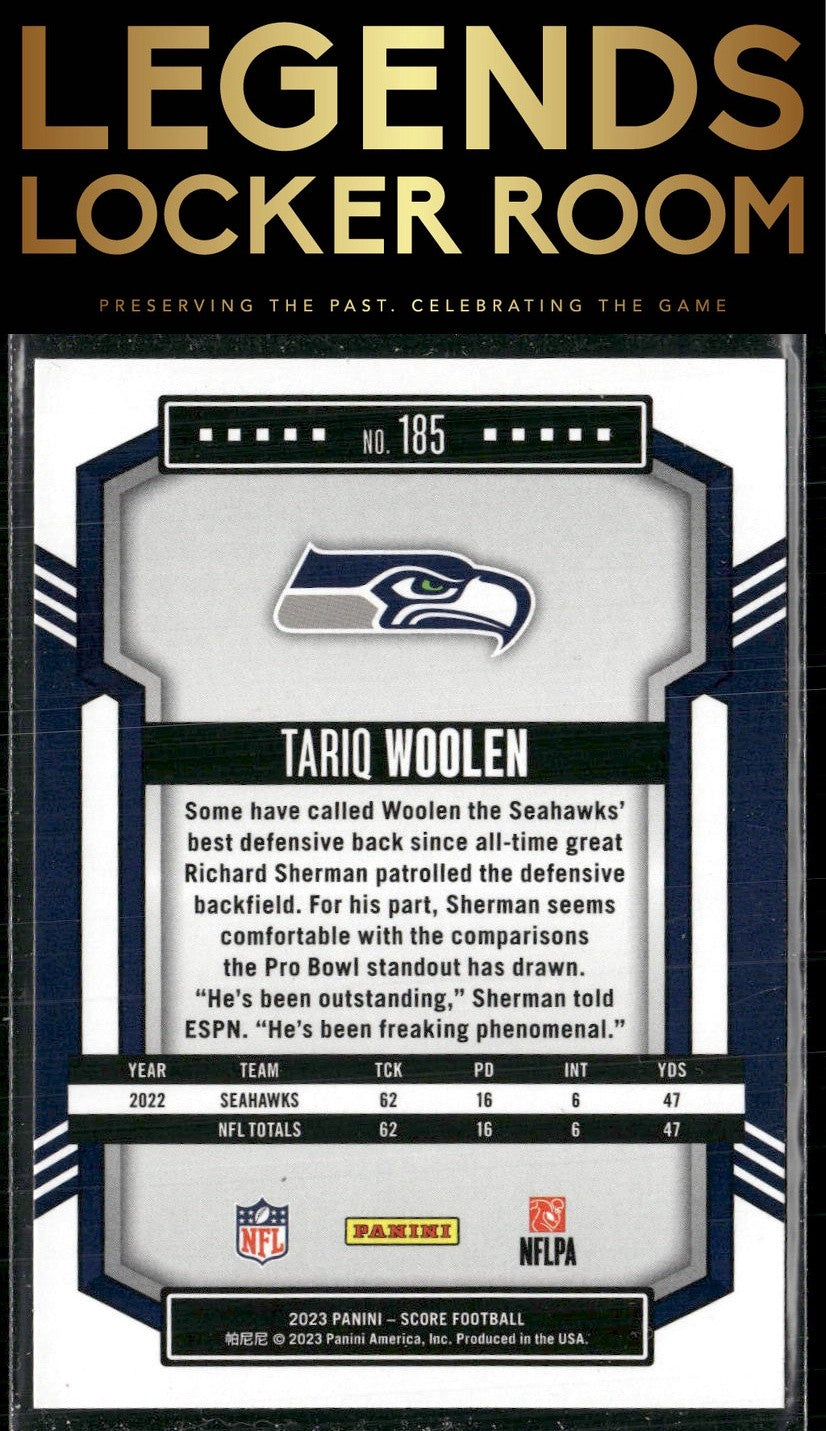 2023 Score #185 Tariq Woolen Gold