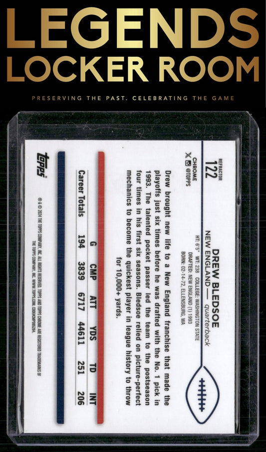 2024 Topps Chrome #122 Drew Bledsoe Refractor