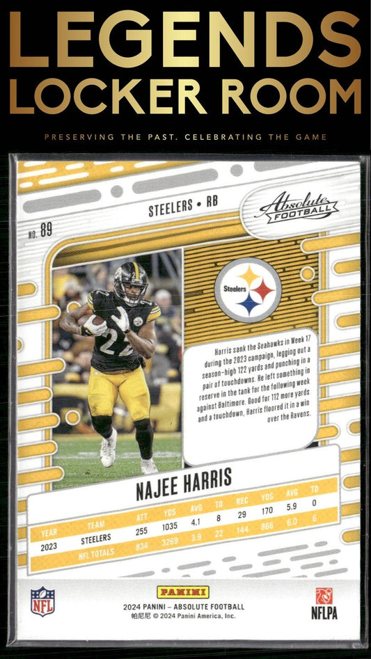 2024 Panini Absolute #89 Najee Harris