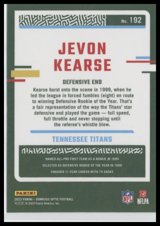 2023 Donruss Optic #192 Jevon Kearse