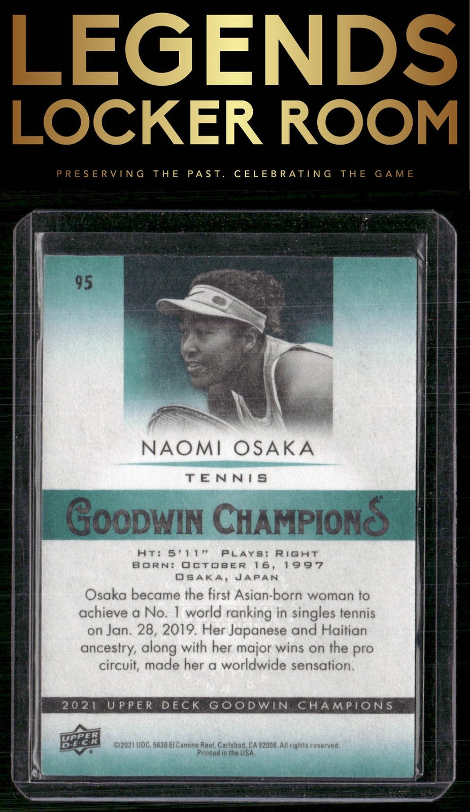 2021 Upper Deck Goodwin Champions #95 Naomi Osaka
