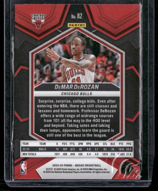 2023-24 Panini Mosaic #82 DeMar DeRozan