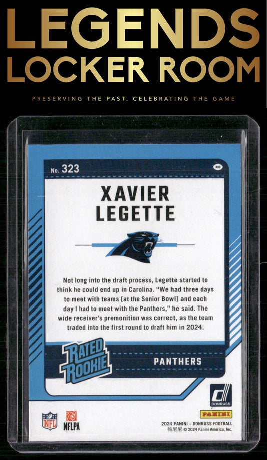 2024 Donruss #323 Xavier Legette