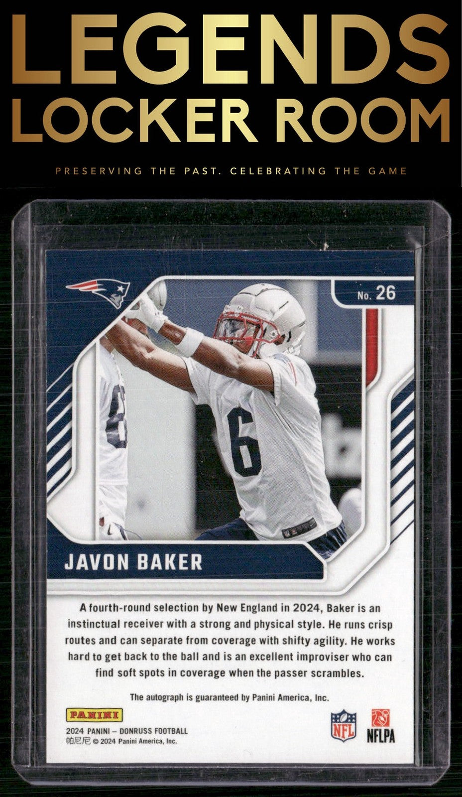 2024 Donruss #26 Javon Baker The Elite Series Rookies Autographs #/99