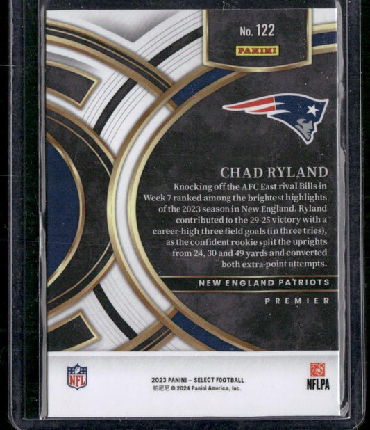 2023 Panini Select #122 Chad Ryland