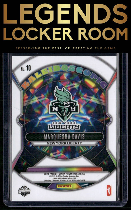 2024 Panini Prizm WNBA #10 Marquesha Davis Kaleidoscopic