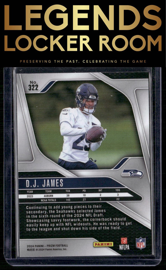 2024 Panini Prizm #322 D.J. James