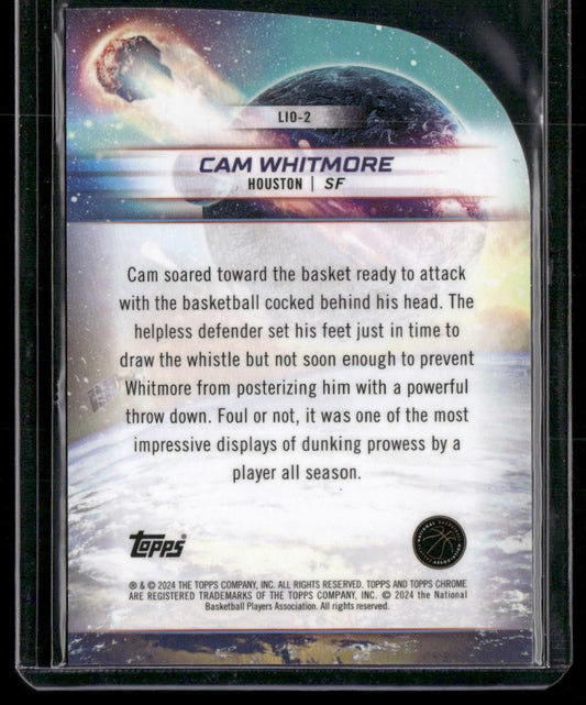 2023-24 Topps Chrome Cosmic #LIO-2 Cam Whitmore Launched Into Orbit
