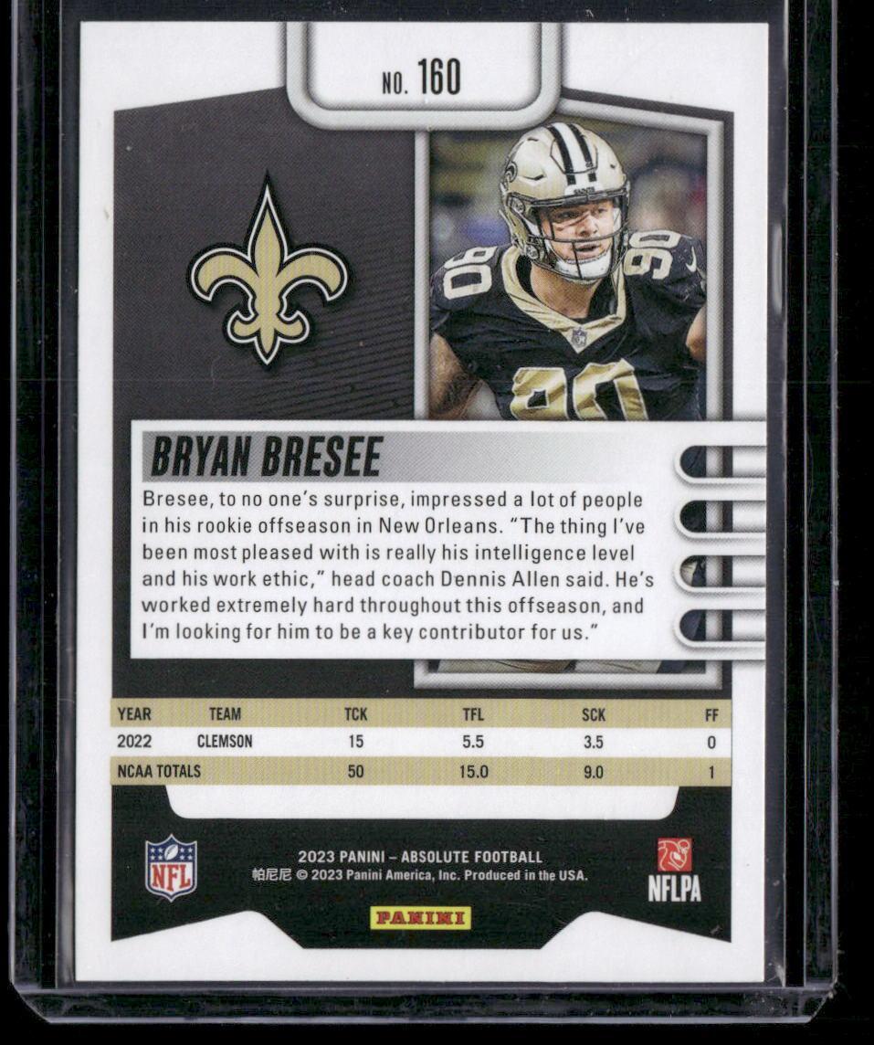2023 Panini Absolute #160 Bryan Bresee Retail