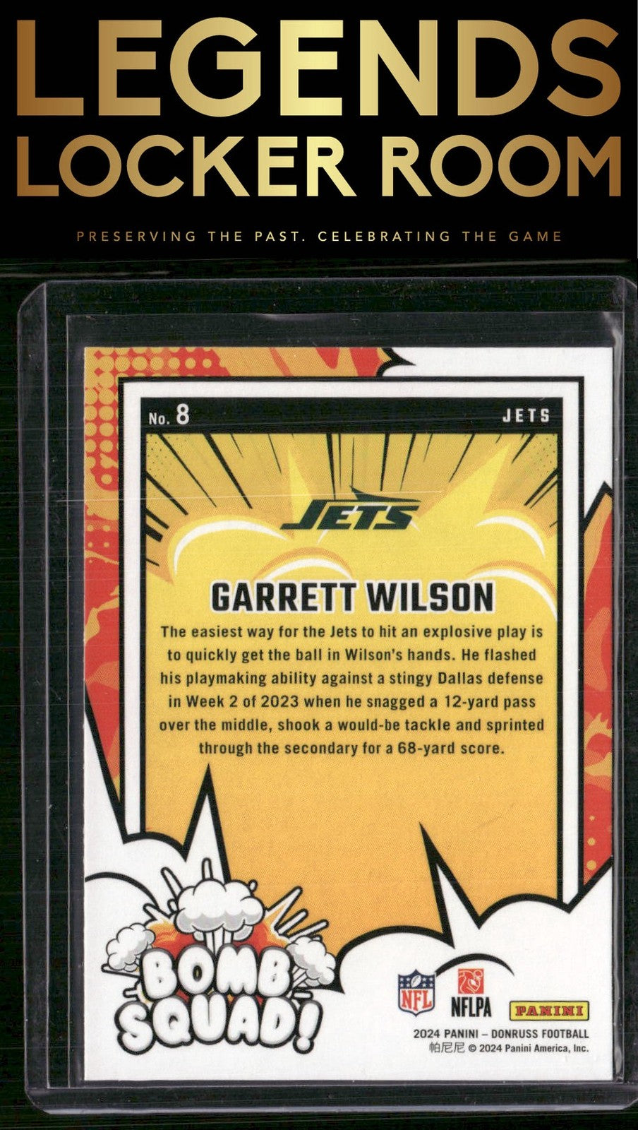 2024 Donruss #8 Garrett Wilson Bomb Squad