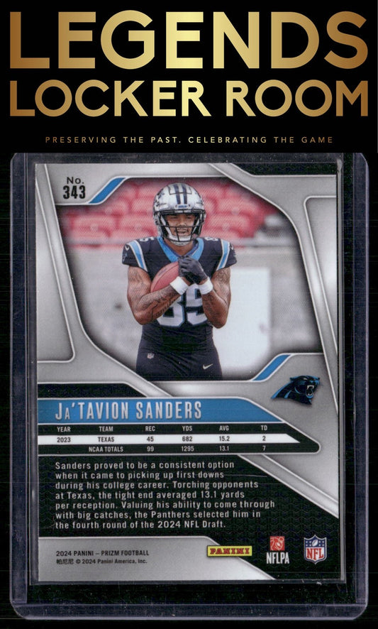 2024 Panini Prizm #343 Ja'Tavion Sanders