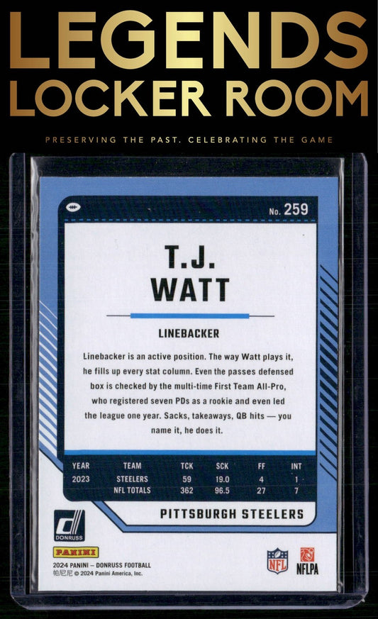 2024 Donruss #259 T.J. Watt