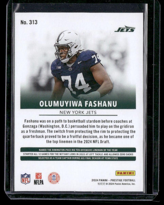 2024 Panini Prestige #313 Olumuyiwa Fashanu
