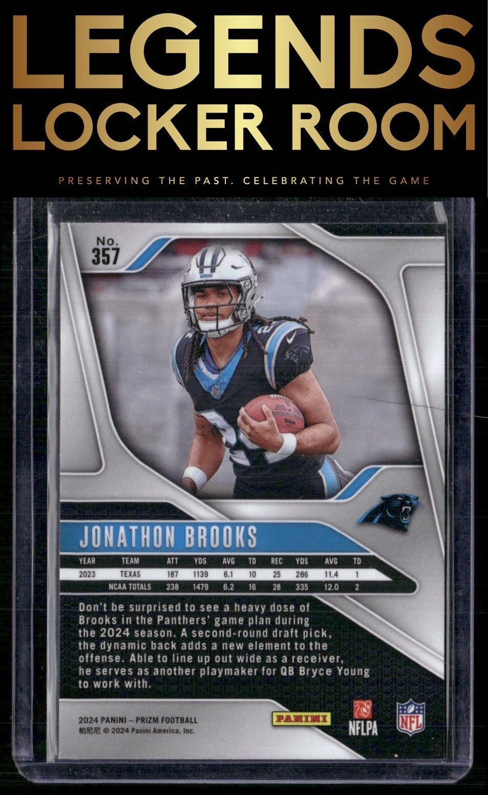 2024 Panini Prizm #357 Jonathon Brooks