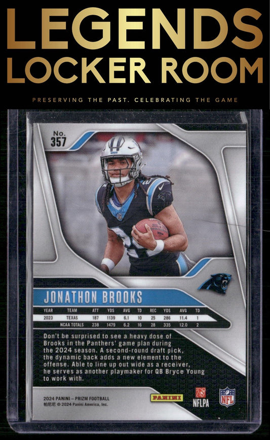 2024 Panini Prizm #357 Jonathon Brooks