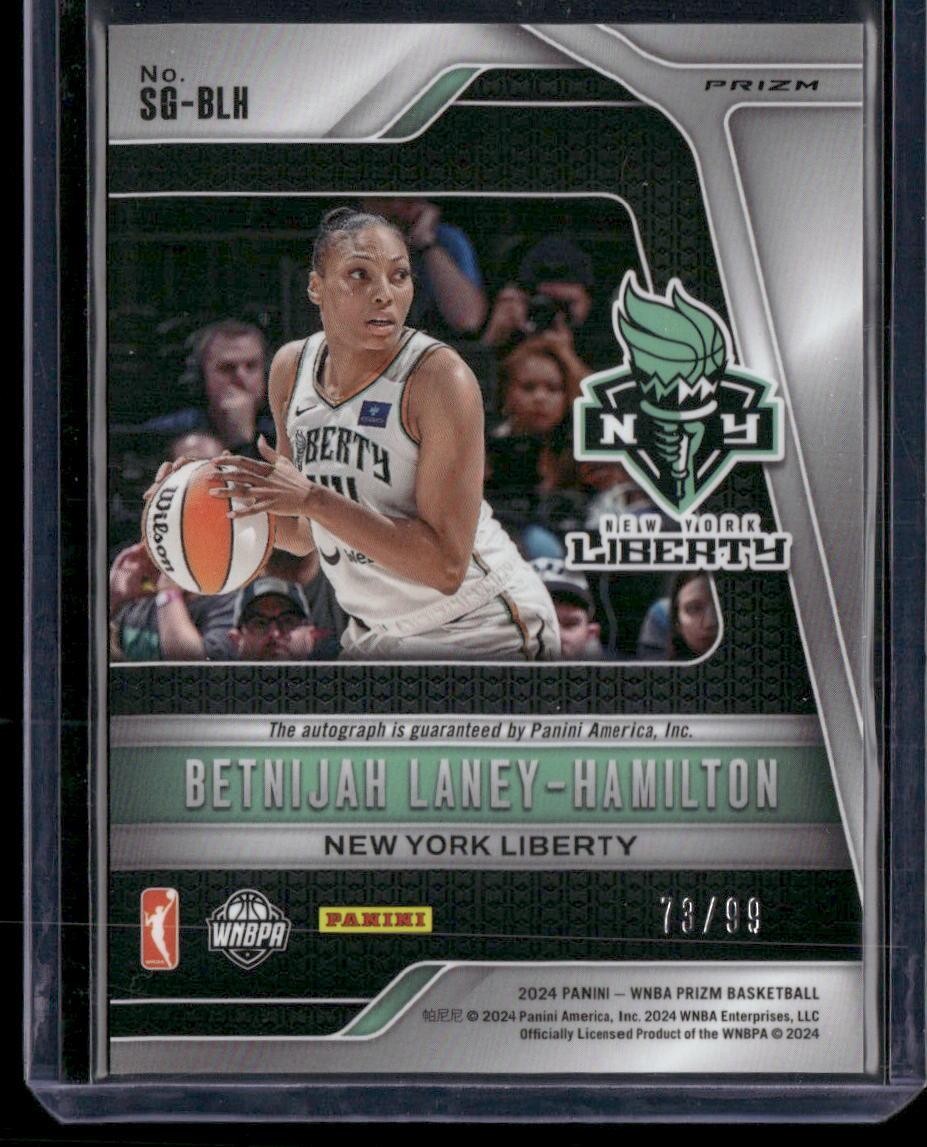 2024 Panini Prizm WNBA Betnijah Laney-Hamilton Signatures Prizms Red #/99