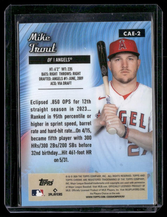 2024 Topps Chrome #CAE-2 Mike Trout Chrome All-Etch