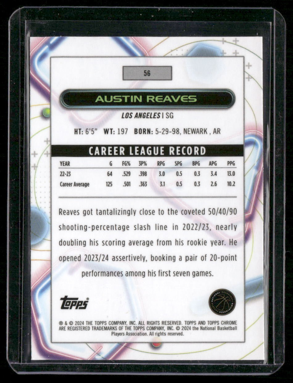 2023-24 Topps Chrome Cosmic #56 Austin Reaves