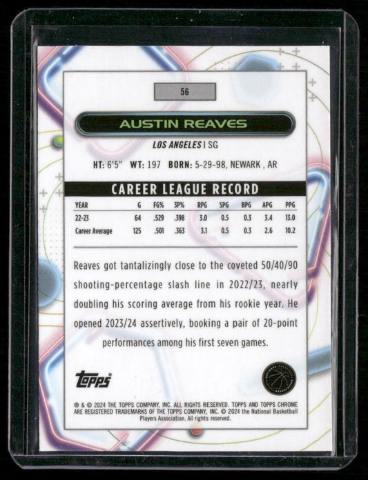 2023-24 Topps Chrome Cosmic #56 Austin Reaves