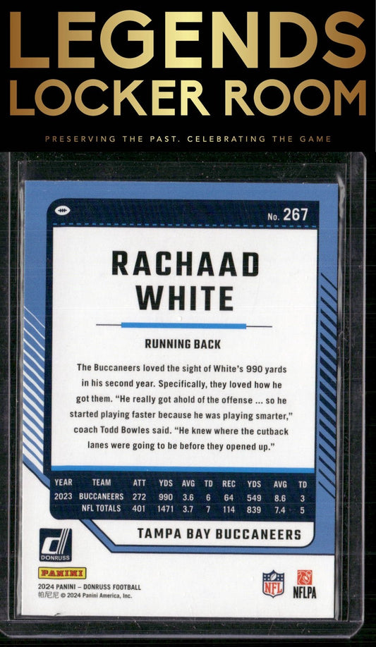 2024 Donruss #267 Rachaad White Press Proof Red
