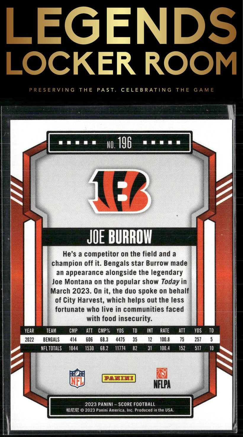 2023 Score #196 Joe Burrow