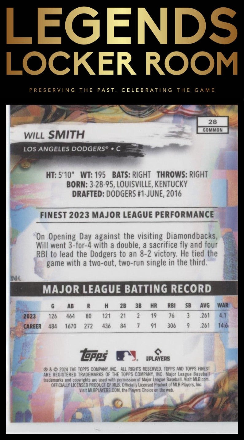 2024 Finest #28 Will Smith Checkerboard Refractor