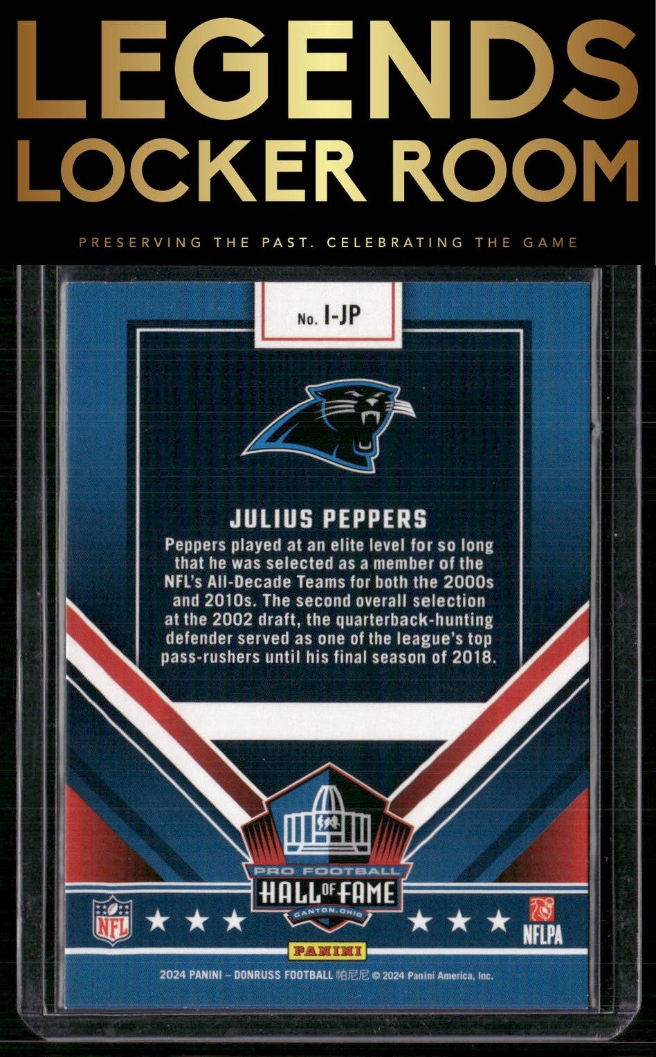 2024 Donruss #I-JP Julius Peppers Inducted