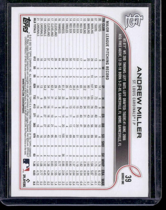 2022 Topps #39 Andrew Miller