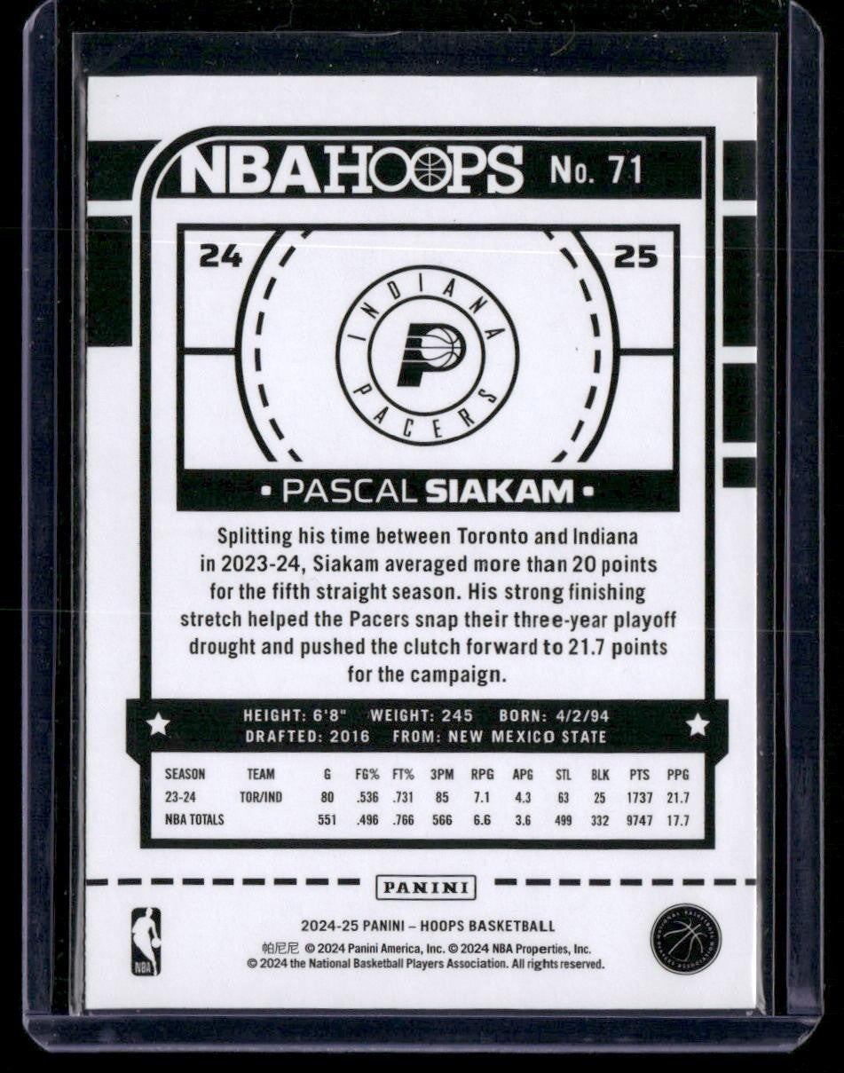 2024-25 Hoops #71 Pascal Siakam