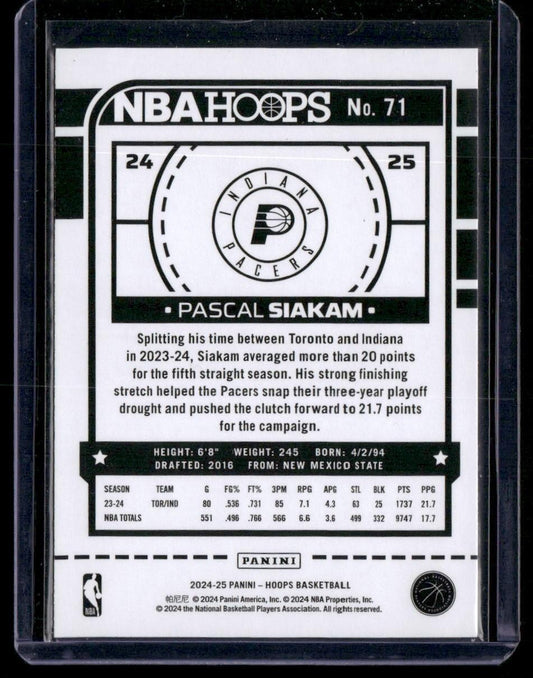 2024-25 Hoops #71 Pascal Siakam