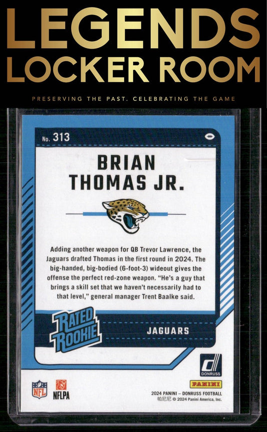 2024 Donruss #313 Brian Thomas Jr.