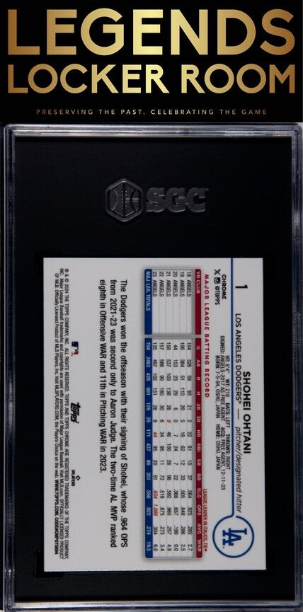 2024 Topps Chrome #1 Shohei Ohtani SGC 8