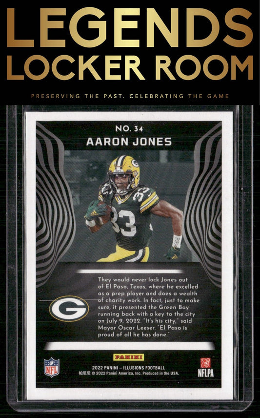 2022 Panini Illusions #34 Aaron Jones Retail