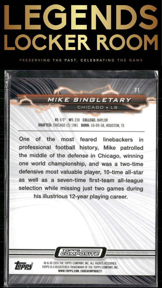 2023 Topps Composite #71 Mike Singletary