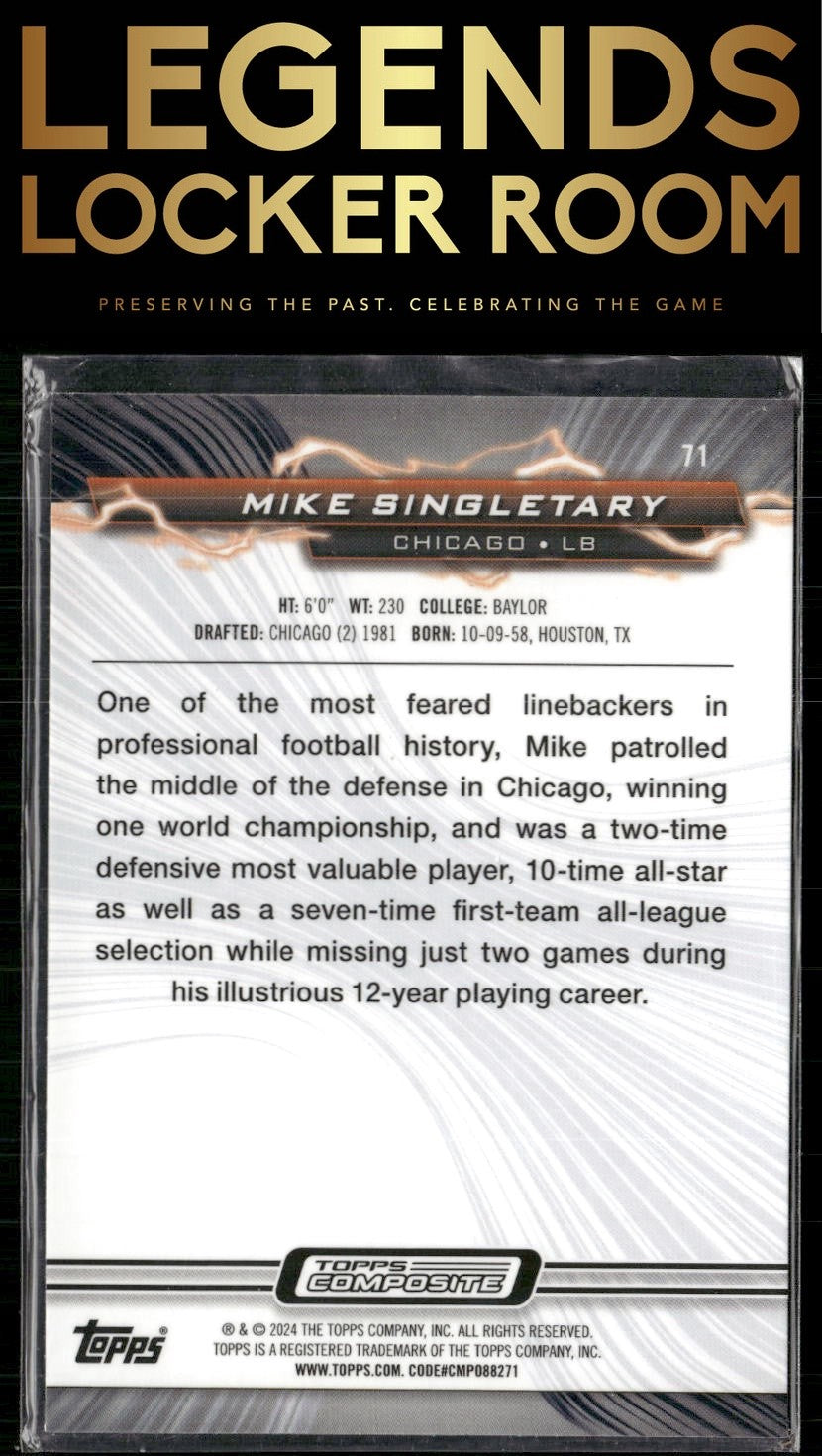 2023 Topps Composite #71 Mike Singletary