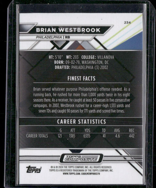 2023 Topps Composite #234 Brian Westbrook