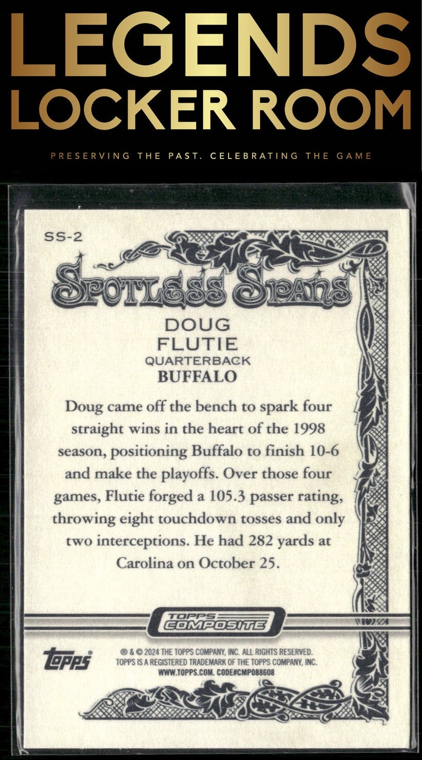 2023 Topps Composite #SS-2 Doug Flutie Spotless Spans