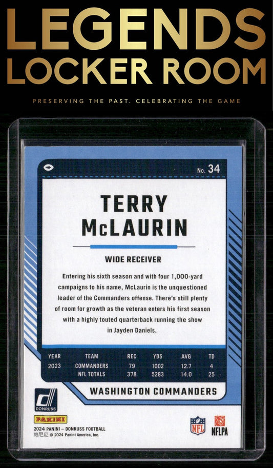 2024 Donruss #34 Terry McLaurin