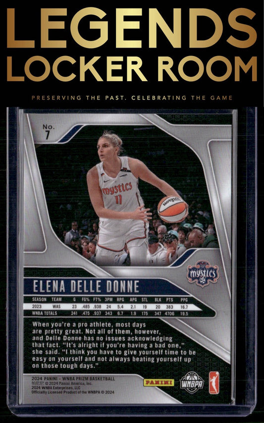 2024 Panini Prizm WNBA #7 Elena Delle Donne