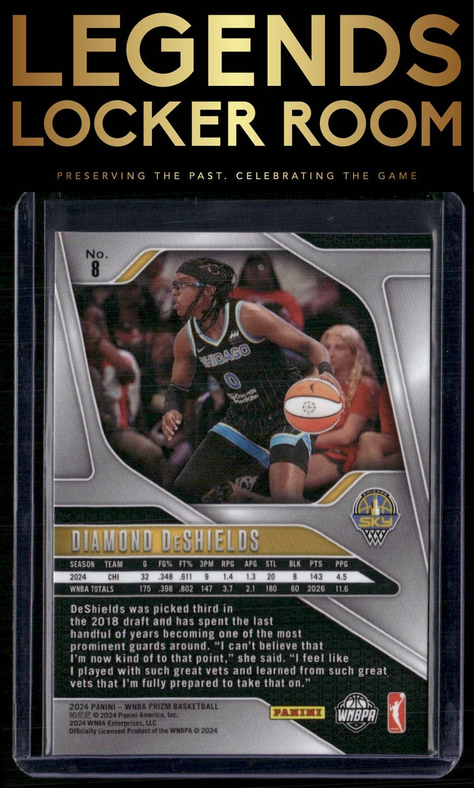 2024 Panini Prizm WNBA #8 Diamond DeShields